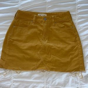 Yellow pac sun skirt